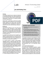 Full Vehicle NVH Analysis With Rolling Tires: Abaqus Technology Brief