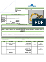 Ficha de Mantenimiento de Maquina