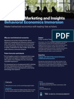 Rethinking Marketing and Insights: Behavioral Economics Immersion