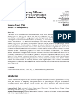 Impact of Introducing Different Finacial Instruments