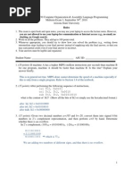 Midterm Solutions (1 of 3) Assembly Language EEE 230