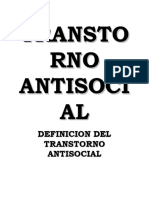 Transtorno Antisocial