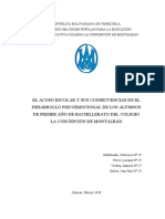 El acoso escolar y sus consecuencias psicoemocionales en estudiantes