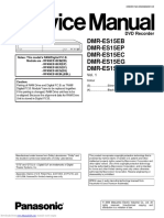 Dmr-Es15Eb Dmr-Es15Ep Dmr-Es15Ec Dmr-Es15Eg Dmr-Es15Ebl: DVD Recorder