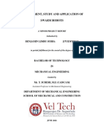 Development, Study and Application of Swarm Robots: Benjamin Limbu Subba (17UEMT0012)