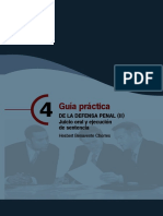 DEFENSA PENAL EN EL JUICIO ORAL Y EJECUCION DE SENTENCIA