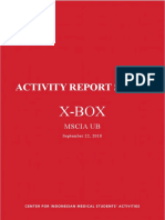 (Activity Report) X-BOX - September 2018