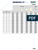 Floor Standing Enclosures Multicompact - MT: Accessories Selection Table