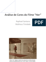 Análise de Cor Do Filme Her