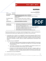 Norma 003-2021 - COVID-19 - Campanha de Vacinação Contra A COVID-19 - Vacina VAXZEVRIA (Anterior Vaccine AstraZeneca®) - Atualizada A 30.04.2021