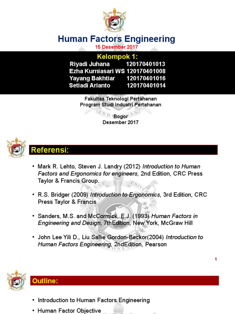 Human Factors in Design Engineering | PDF | Human Factors And ...