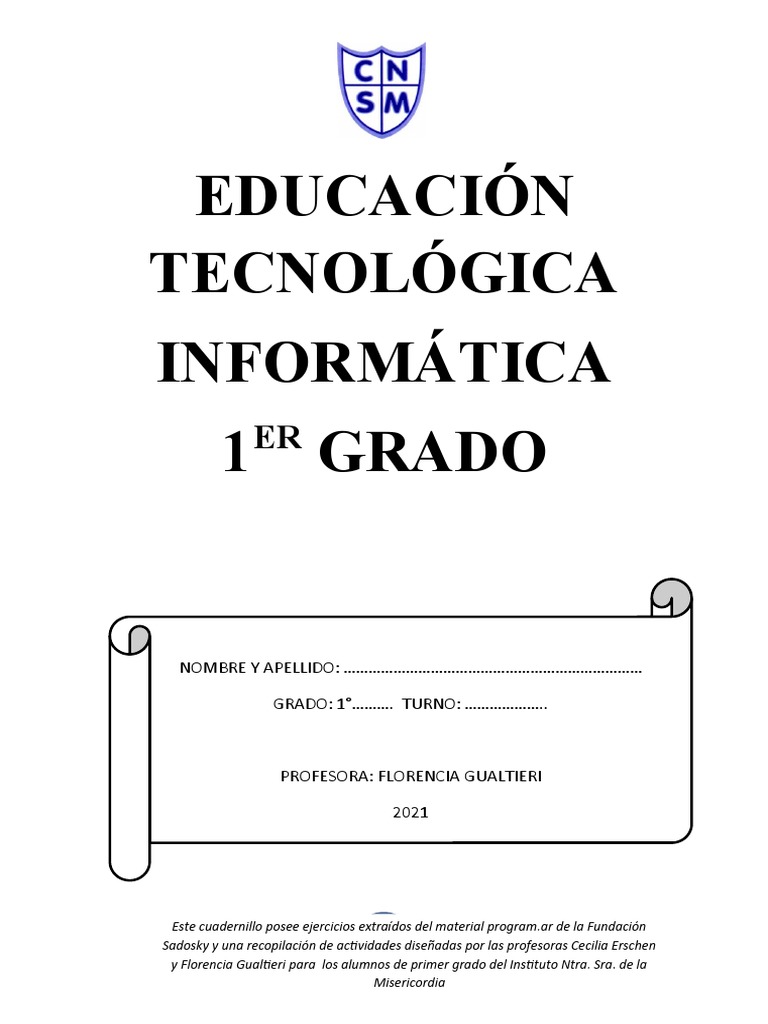 Tecno Info 1er Grado | PDF | Artes (general) | Ocio