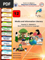 Media and Information Literacy: Department of Education