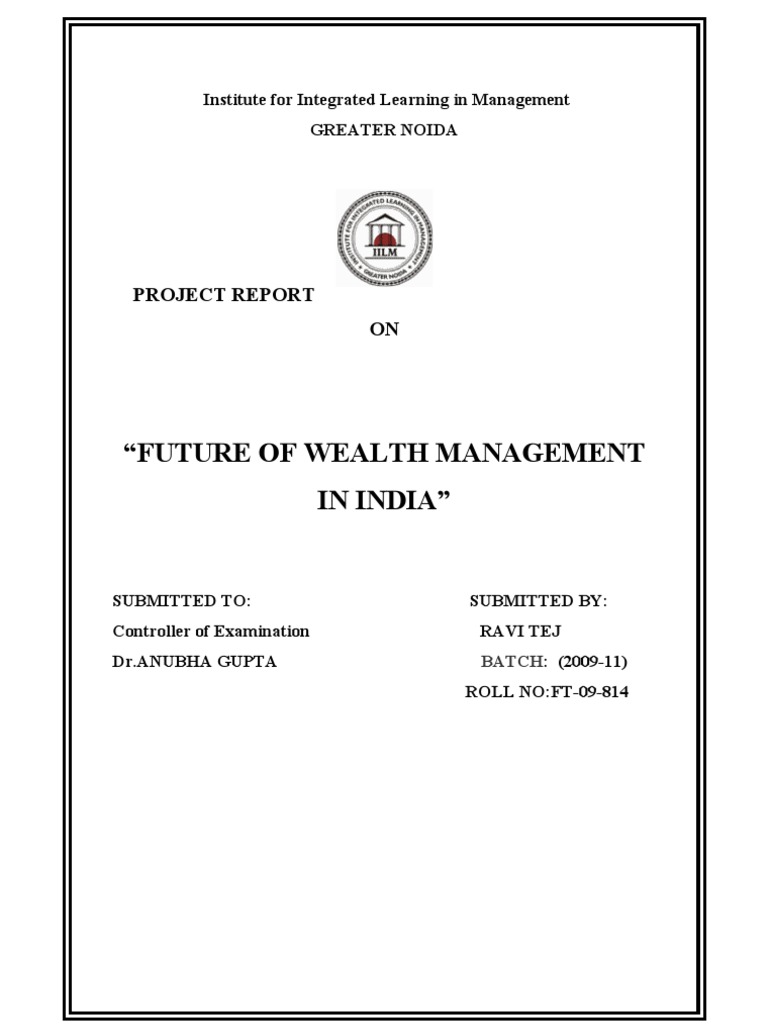 Future of Wealth Management in India | PDF | Wealth | Bric