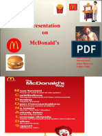 Presentation On Mcdonald'S: Submitted by