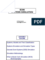 IE306 Systems Simulation