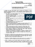 AO 2016-0042 Annex B Planning and Design Guidelines For Hospitals and Other Health Facilities