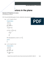 Chapter 2 Vectors in The Plane: Worked Solutions