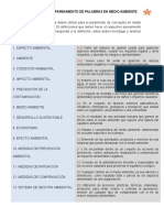 Glosario de Apareamiento de Conceptos en Medio Ambiente