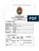 Sílabo 2021-A Asignatura: Filosofía Del Derecho