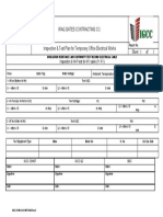 IGCC-OPM-QUA-FMT-0168 Rev. 0 - Inspection - Hi-P Test For MV Cable (11 KV)