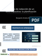 Semana 9 - La Planificación Del Texto Expositivo (Hasta Esquema)