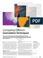 Comparing Granulation Techniques: Single Pot vs Fluid Bed vs Continuous Processing