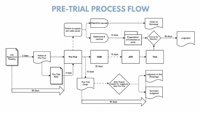 Pretrial Process Flow Pdf