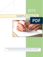 2015 Sample Essays
