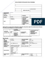 Ficha de Datos Del Docente Fortalecido