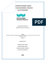 Universidad Norbert Wiener Facultad de Ingenieria Y Negocios Eap de Ingenierías