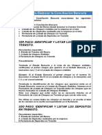 Pasos para Elaborar La Conciliacion Bancaria