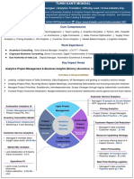 Core Competencies: IIM Lucknow - IIT Kharagpur - Analytics Translator - Offering Lead - Cross-Industry Exp