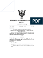 Sarawak Government Gazette Publishes Majlis Islam Sarawak Rules
