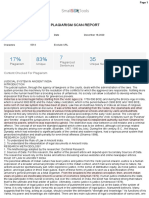 Plagiarism Scan Report: Plagiarism Unique Plagiarized Sentences Unique Sentences Content Checked For Plagiarism