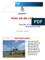 Chương 7 Khảo Sát Địa Chất