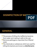Disinfection of Water