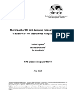 C Imda: The Impact of US Anti-Dumping Measures During The "Catfish War" On Vietnamese Pangasius Exports