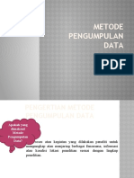 Metode Pengumpulan Data