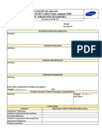 FORM INVESTIGASI KECELAKAAN DAN RCA (Root Cause Analysis) HSE