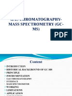 Gas Chromatography-Mass Spectrometry (GC - MS)