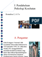 Pendahuluan Psikologi Kesehatan