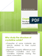 The Structure of Crystalline Solids: Dr. Mohammad Abuhaiba, PE 1