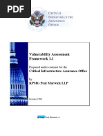 Vulnerability Assessment Framework 1.1: Critical Infrastructure Assurance Office