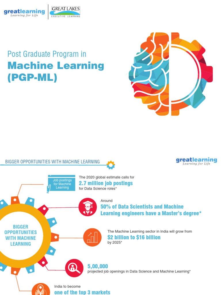 PGP Machine Learning Brochure | PDF | Machine Learning | Statistics