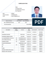 Curriculum Vitae: Educational Attainment