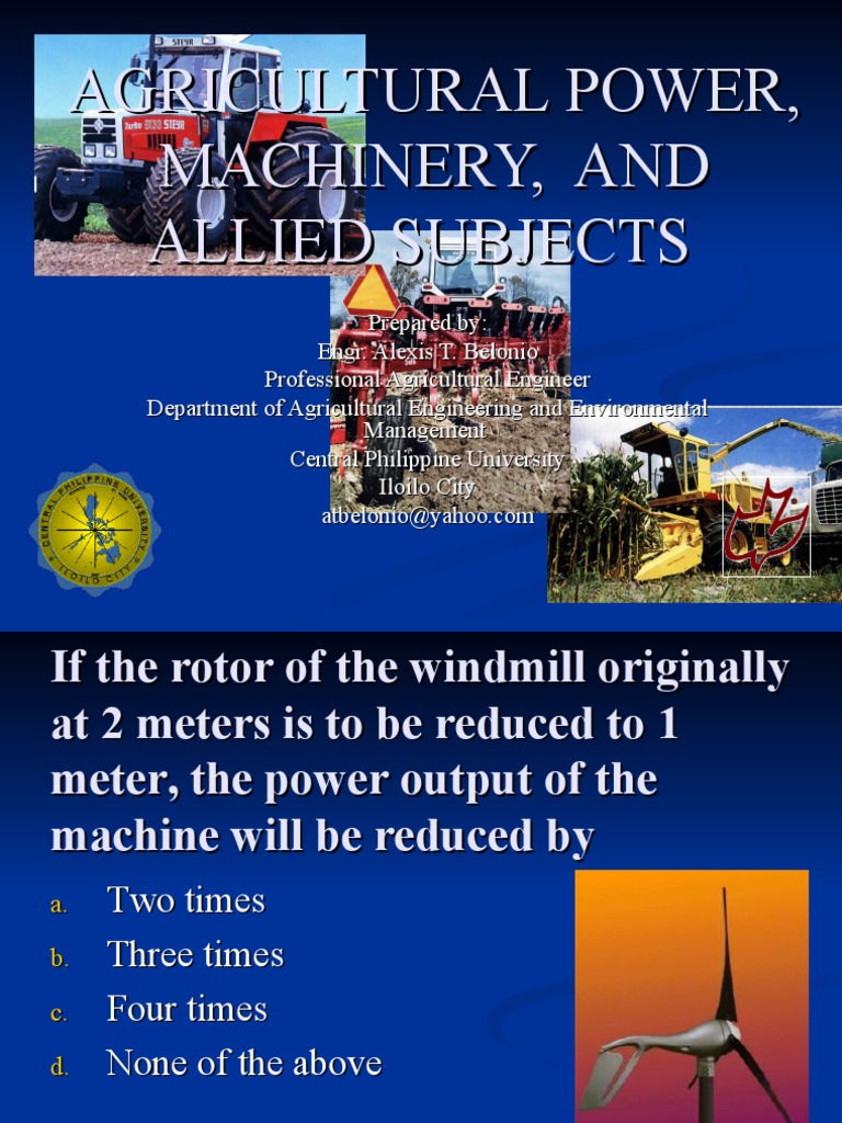 Agricultural Power Machinery Overview | PDF | Plough | Tillage