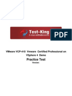 Practice Test: Vmware Vcp-410