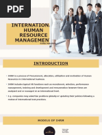 International Human Resource Management: Suraj Maurya