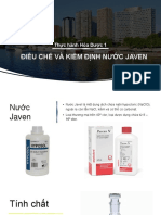 3. ĐIỀU CHẾ VÀ KIỂM ĐỊNH NƯỚC JAVEN 